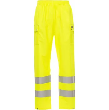 montérky PAYPER RIVER-PANTS FLUO 000353-0094 / Reflexní voděodolné kalhoty do pasu - HV žlutá M