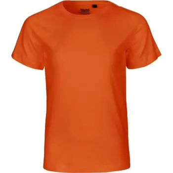 Chlapecké tričko NEUTRAL O 30001 / Dětské tričko z bio bavlny - orange 140-146