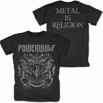 Pánské tričko Powerwolf tričko, Metal Is Religion BP Black, pánské XL