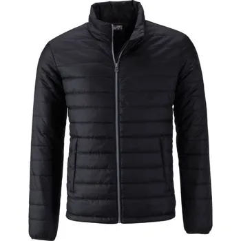 DAIBER JN 1120 / Pánská prošívaná bunda - black S