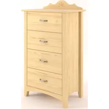 Komoda Interier-Stejskal | Komoda Castello masiv borovice S24 - Castello dekory Bílá lak