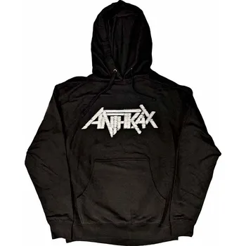 Pánská mikina Anthrax mikina, Logo Black, pánská XXL