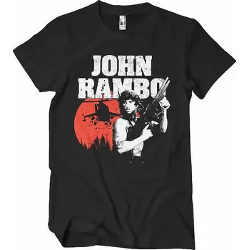 Pánské tričko Rambo tričko, John Rambo Black, pánské XXL