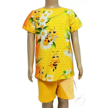 Dětský letní set – tričko a kraťasy včelka vel.122