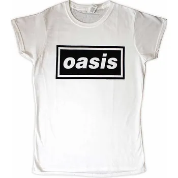 Dámské tričko Oasis tričko, Decca Logo White, dámské L