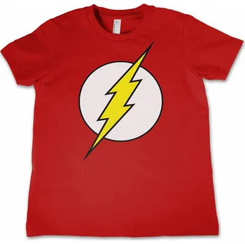 Karnevalový kostým The Flash tričko, The Flash Emblem Red, dětské L velikost L (10 let)