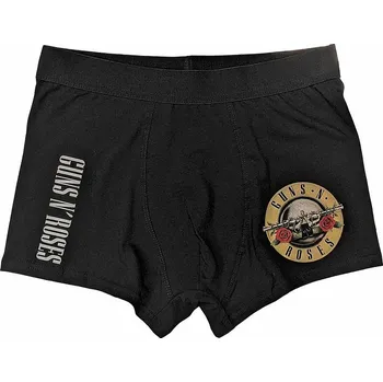 Boxerky Guns N Roses boxerky CO+EA, Classic Logo Black, pánské M