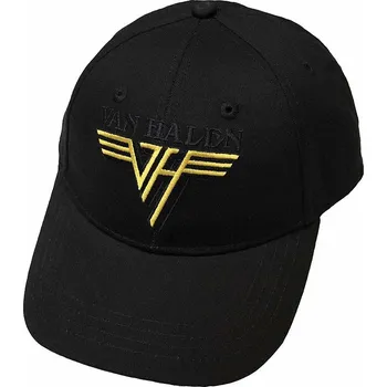 Kšiltovka Van Halen kšiltovka, Text &amp; Yellow Logo Black, unisex