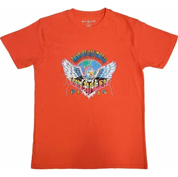 Pánská móda Van Halen tričko, Eagle '84 Orange Eco Friendly, pánské M
