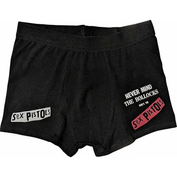Pánská móda Sex Pistols boxerky CO+EA, Never Mind the Bollocks Black, pánské L