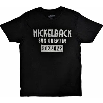 Pánská móda Nickelback tričko, San Quentin Black, pánské XL