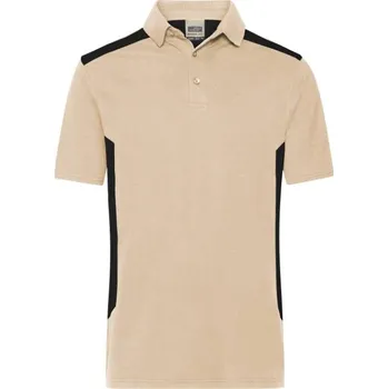 DAIBER JN 1826 / Pánská pracovní polokošile - stone/black 5XL