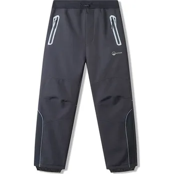 Chlapecké kalhoty ZATEPLENÉ SOFTSHELLOVÉ KALHOTY HK5211 ŠEDO/ ČERNÁ Velikost: 152, Barva: Šedo/černá