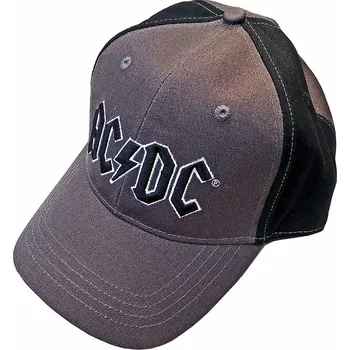 Kšiltovka AC/DC kšiltovka, Black Logo 2 tone Grey &amp; Black