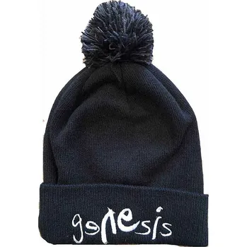 Čepice Genesis zimní kulich s bambulí, Logo Black