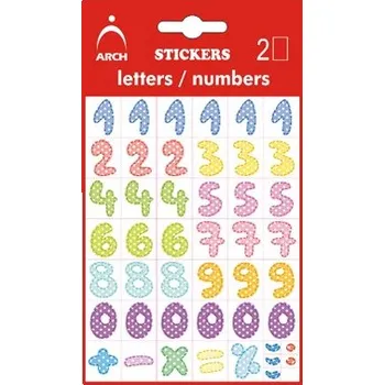 samolepka Ing. Libor Macalík - ARCH Samolepky Čísla scrapbook 0-9 (14 mm)