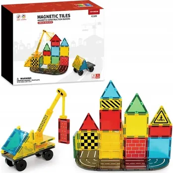 ostatní stavebnice Magnetická stavebnice Dream Builder 35ks sada - Magnetic Tiles