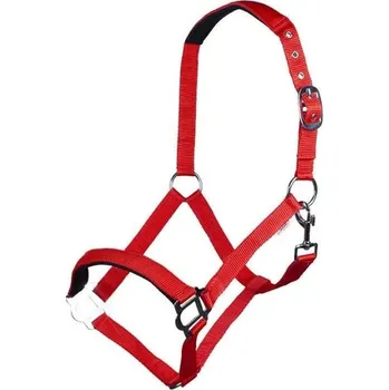 Ohlávka HKM Sydney Style podložená red FULL