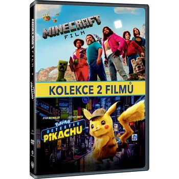 DVD film Minecraft film + Pokémon: Detektiv Pikachu kolekce 2 filmů 2DVD