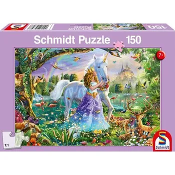 Puzzle Schmidt Spiele Puzzle 150 dílků Puzzle 150 el Princezna Jednorožčí Hrad