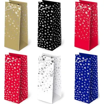 Vánoční dárková taška na víno - 37 x 12 cm - AL2A-S32 Avantgarde