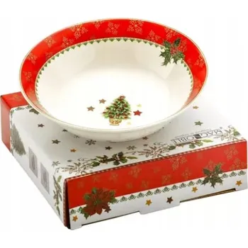 Miska Salátová Mísa PORCELÁNOVÁ VÁNOČNÍ 0,6 l