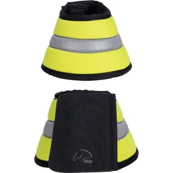 Jezdectví Zvony HKM Reflective neon yellow FULL