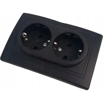 Elektrická zásuvka ALING-CONEL Elektrická Zásuvka Černá
