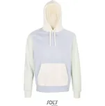 SOL´S COLLINS / Unisex mikina s kapucí z bio bavlny - creamy blue M