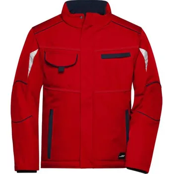 pracovní bunda DAIBER JN 853 / Pracovní zimní softshellová bunda - red/navy M