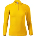MALFINI PIQUE POLO LS 231 / Polokošile dámská, dl. rukáv - žlutá S