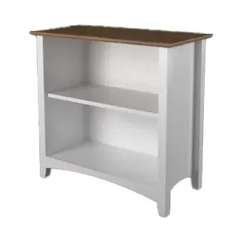 Knihovna Interier-Stejskal | Knihovna Castello Soft masiv borovice S17D - Castello dekory Bílá patina