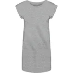 KARIBAN VINTAGE K388 / Dámské šaty - light grey heather S/M