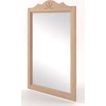 Zrcadlo Interier-Stejskal | Zrcadlo Castello masiv dub D51B - Castello dekory Bílá lak