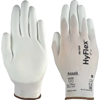 Pracovní rukavice ANSELL 48-100/090 SensiLite / Rukavice máčené bezešvé - bílá 9