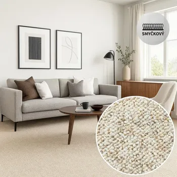 Koberec Metrážový koberec JACKPOT 4612 Označení šíře role: 4 m