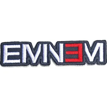 Nášivka Eminem tkaná nažehlovačka PES 80x20 mm, Cut-Out Logo