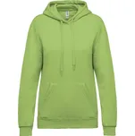 KARIBAN VINTAGE K473 / Dámská mikina s kapucí - lime XL