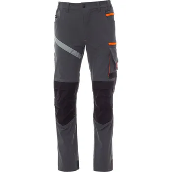 montérky PAYPER NEXT 4W SUMMER S00255-P060 / Letní strečové pracovní kalhoty do pasu - smoke/černá 42