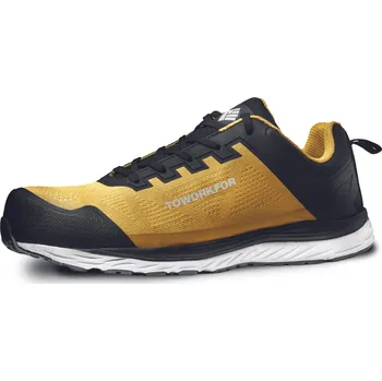 Pracovní obuv TO WORK FOR SUPER SET YELLOW ESD S1P SRC / Bezpečnostní polobotka ESD S1P - žlutá 45