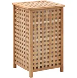 zahrada-XL Koš na prádlo 39 x 39 x 65 cm masivní ořechové dřevo 247603