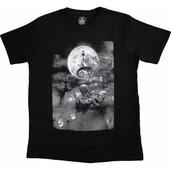 Pánské tričko The Nightmare Before Christmas tričko, Oogie Scene Black, pánské XL