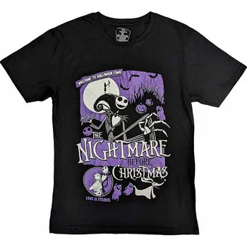 Pánské tričko The Nightmare Before Christmas tričko, WTHT Black, pánské L