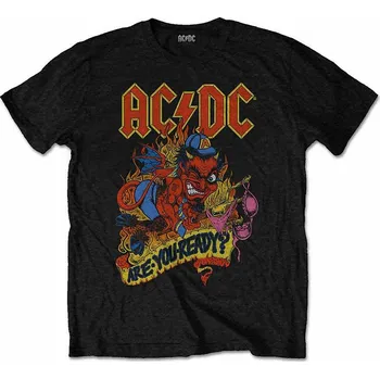 Pánská móda AC/DC tričko, Are You Ready? Black, pánské XXL