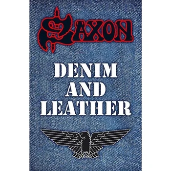 Saxon textilní banner 70 cm x 106 cm, Denim &amp; Leather