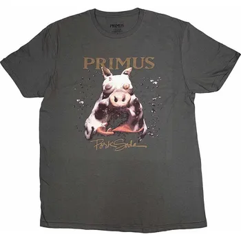 Pánská móda Primus tričko, Pork Soda Charcoal Grey, pánské L