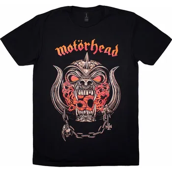 Pánská móda Motorhead tričko, 50 Years Warpig Red Gradient Black, pánské XXL