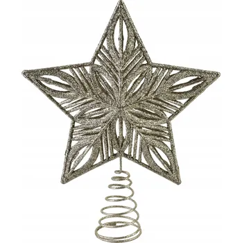 Vánoční dekorace Špičky na stromeček Hvězda 32 cm 1 ks