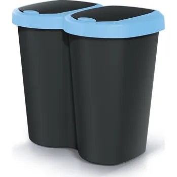 Odpadkový koš Odpadkový koš nástěnný 40L dvoukomorový Compacta NDBS40-2717C_S411