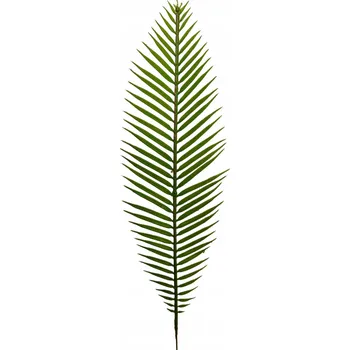 umělá květina UMĚLÉ KVĚTY GUMOVÉ LISTY PALMOVÝ LIST 1 KS 45 CM